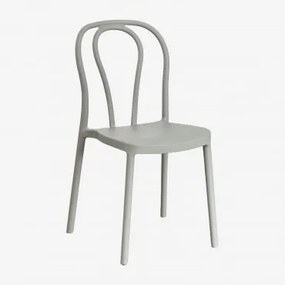 Pack De 2 Cadeiras De Jardim Empilháveis Em Polipropileno Mizzi Verde Cáqui - Sklum