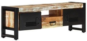 Móvel de TV 120x30x40 cm madeira recuperada maciça