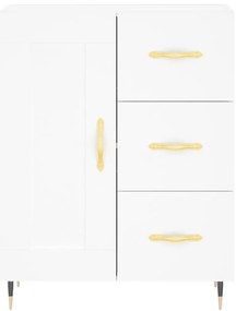 Armário alto 69,5x34x180 cm derivados de madeira branco