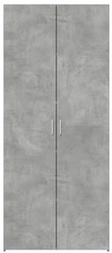 Armário alto 80x42,5x185 cm deriv. de madeira cinza cimento