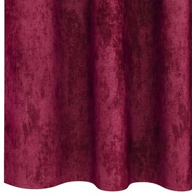 Cortinas de Veludo 2 Peças com Ilhós Vermelho Vinho 245x140 cm