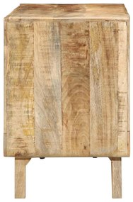 Móvel de TV 105x46x32 cm madeira de mangueira áspera maciça