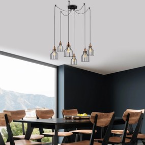 Candeeiro de Teto Alacati – Preto – 137 cm