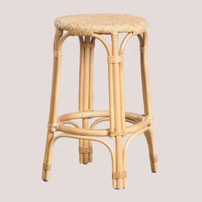 Banco Alto em Rattan (67 cm) Jachel Style NATURAL - Sklum