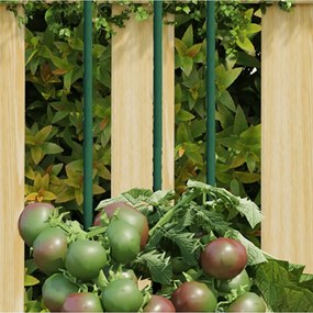 vidaXL Estaca para plantas de jardim 30 pcs 60 cm aço