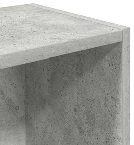 Estante 31x24x102 cm derivados de madeira cinzento cimento