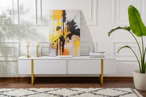 Móvel TV Serenity – Branco e Dourado – 180 cm x 50 cm x 29,5 cm