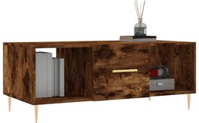 Mesa de centro 102x50x40 cm derivados madeira carvalho fumado