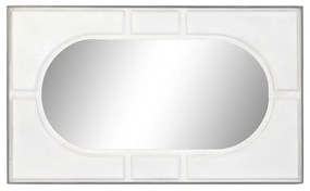 Espelho de Parede Dkd Home Decor Branco Madeira de Mangueira Losangos Moderno (154 X 4 X 94 cm)