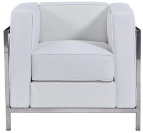 Poltrona LOBBY – 78x70x68 cm – Estrutura em Aço Inoxidável e Estofado