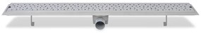 Dreno de chuveiro linear 2 pcs bolhas 930x140 mm aço inoxidável