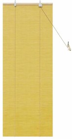 Persianas e Sombras de Janela Amarelo 60 x 160 cm Bambu