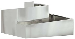 Vaso 80x80x50 cm Aço Galvanizado