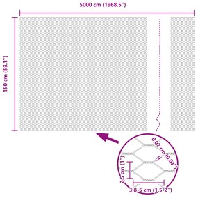 Postes de Cerca vidaXL 22 pcs U-Channel Cinzento 150 cm Aço