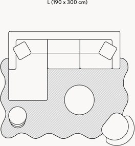 Tapete artesanal Wavy