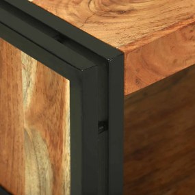 Mesa de Café 120x50x38 cm Madeira Sólida de Acácia