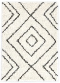vidaXL Tapete berbere shaggy PP bege e cinzento 80x150 cm