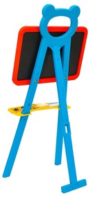 Cavalete infantil com quadro negro e quadro Branco