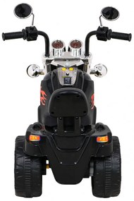 Mota elétrica para crianças 6V, Motorek Hot chopper 1,5 a 4 anos Preta