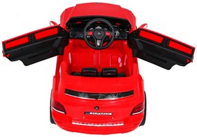 Carro elétrico para Crianças 12V City Rider Rodas de plástico Vermelho