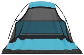 Tenda de campismo 317x240x100 cm azul