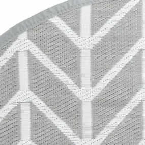 Tapete de exterior Ø120 cm ARAKIL PP cinzento