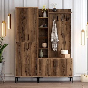 Hall Stand Viyana DA – Nogueira – 150x35x200 cm