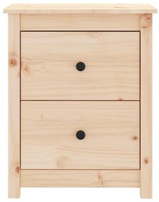 Mesa de cabeceira 50x35x61,5 cm madeira de pinho maciça