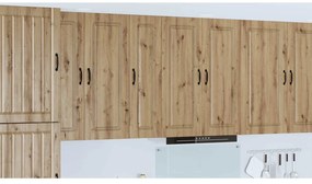 vidaXL Armário de Cozinha Carvalho Artesanal 30 x 31 x 100 cm