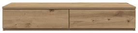 gavetas vidaXL Artisan Carvalho 80x36,5x16,5 cm em Madeira de Engenhar
