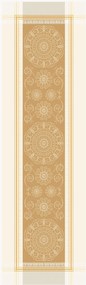Corredor de mesa em jacquard Galerie Royale Reflets D'Or