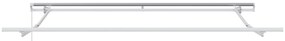 Toldo Retrátil Manual Branco 350x250 cm