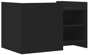 Mesa de centro 80x50x50 cm derivados de madeira preto