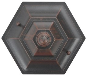 Candeeiros de pé para jardim 6 pcs E27 110 cm alumínio bronze