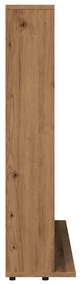 Armário p/CD 100x23x89,5 cm derivado madeira carvalho artisiano
