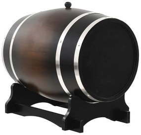 Barril de vinho com torneira em madeira de pinho maciça 35 L