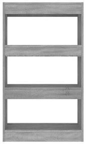 Estante/divisória 60x30x103cm derivados madeira cinzento sonoma