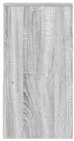 Mesas de cabeceira com gaveta 2pcs 35x34x66,5cm cinzento sonoma