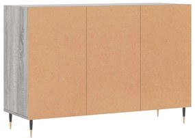 Aparador 103,5x35x70 cm derivados de madeira cinzento sonoma