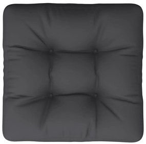 Almofadão para sofá de paletes 50x50x12 cm tecido preto