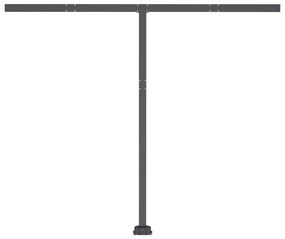 Toldo automático com LED e sensor de vento 300x250 cm creme
