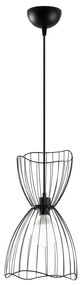 Candeeiro Suspenso Zeyno – Preto – 25 x 25 cm