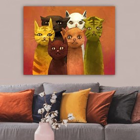Pintura Decorativa em Tela 315384488_70100 – Multicolor – 70 x 100 cm