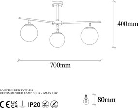 Chandelier Atmaca – Vintage – 70 x 70 cm