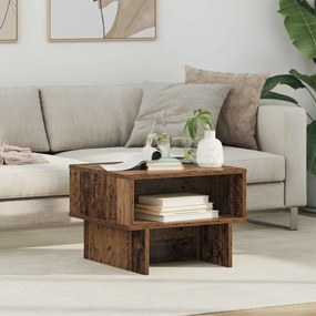 vidaXL Mesa de centro Madeira antiga 48 x 46 x 35 cm
