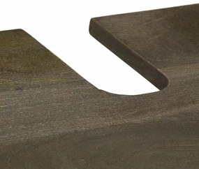 Armário para lavatório 62x33x58 cm madeira maciça manga preto