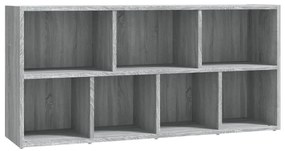 Estante 50x25x106 cm cinzento sonoma