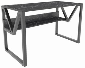 Secretária Lona – Preto – 120 cm x 72,8 cm x 60 cm