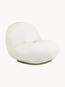 Poltrona de jardim giratória em bouclé Pacha