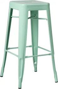 Banqueta Alta Empilhável Em Aço Lix Verde Hortelã & ↑75 Cm - Sklum